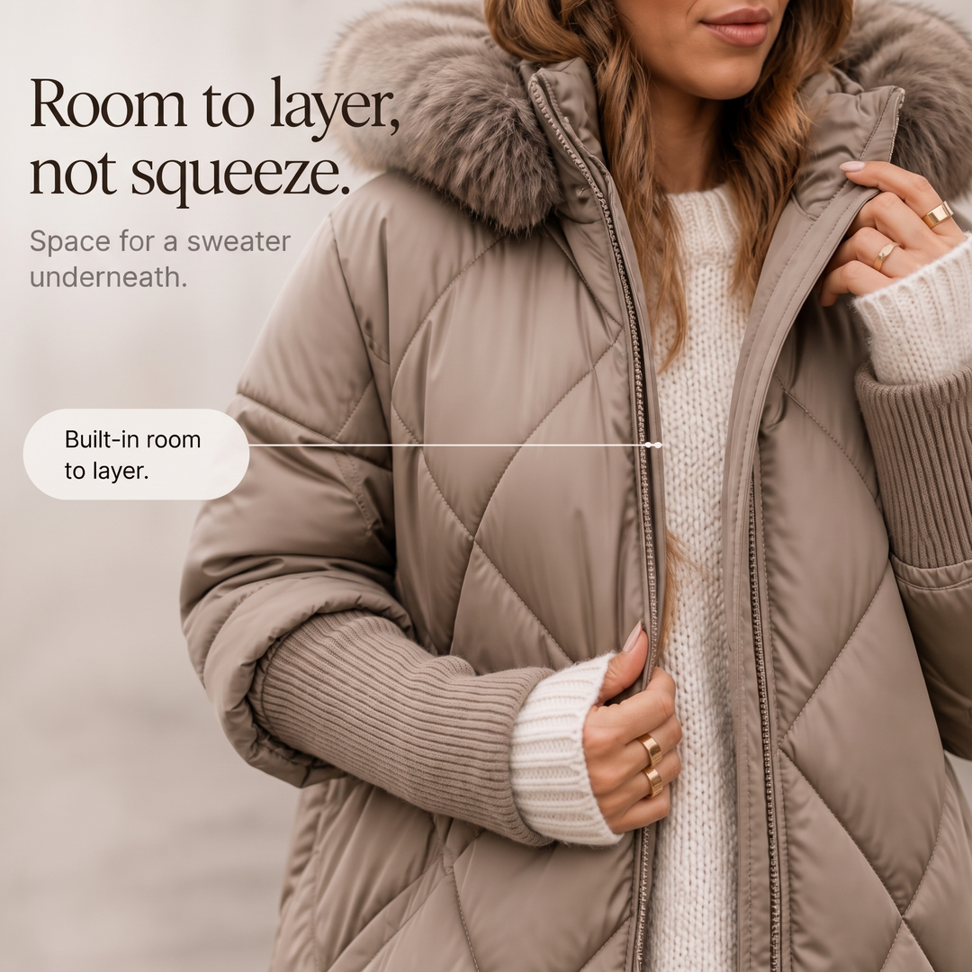 Brigitte | Women’s Quilted Winter Parka
