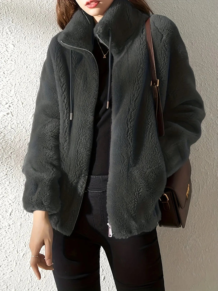 Bettina | Women’s Fuzzy Teddy Fleece Jacket