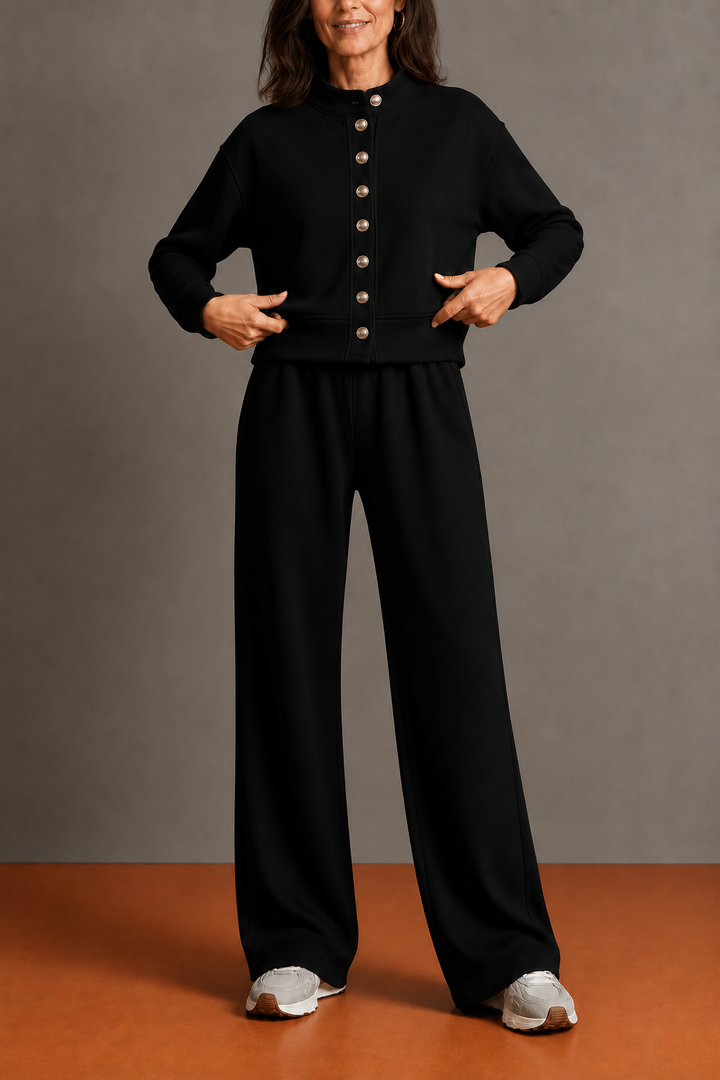 Perrine | Women’s Button Up Cardigan Lounge Set