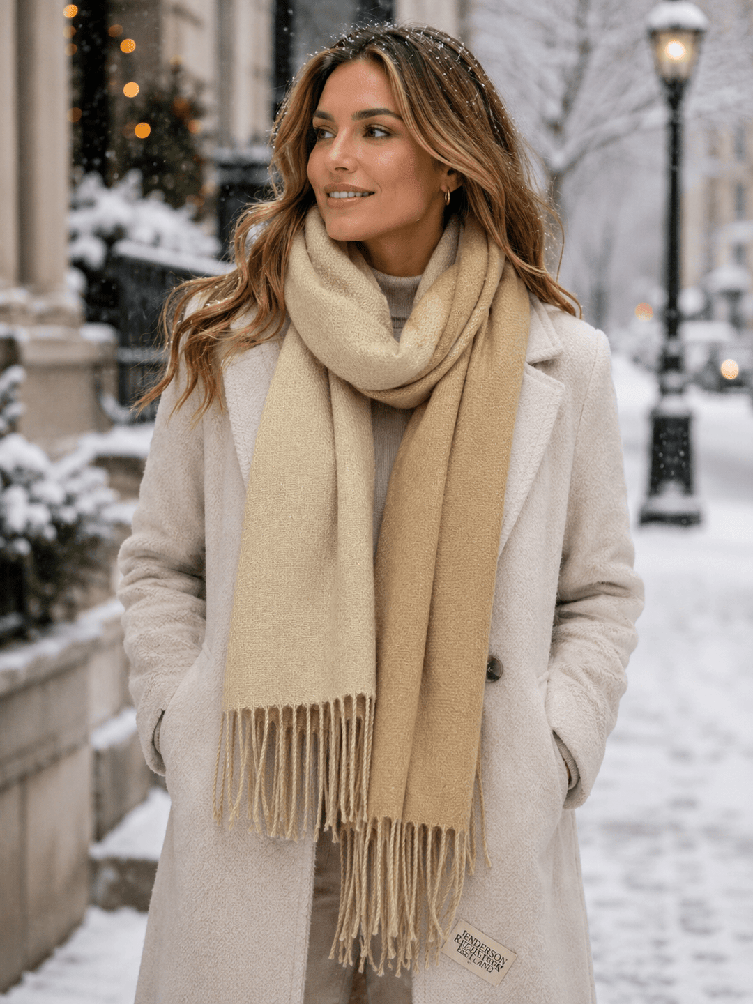 Callie | Women’s Oversized Double-Sided Fringe Scarf