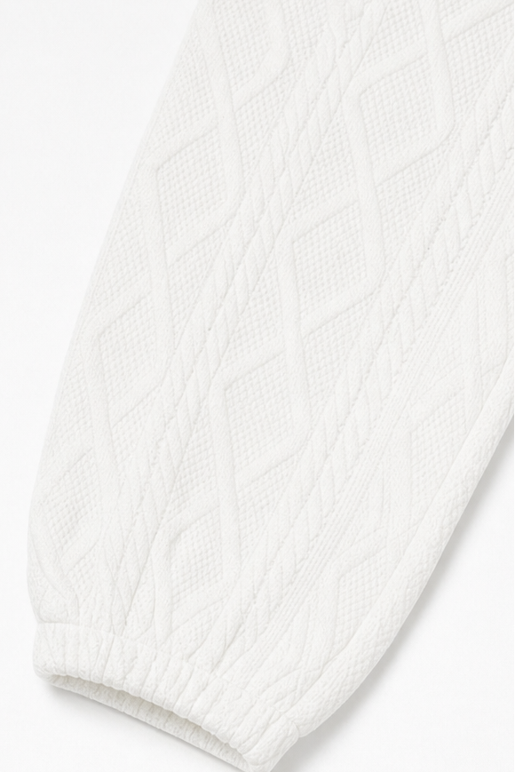 Genevieve | Women’s Cable Knit Sweater Pants Set