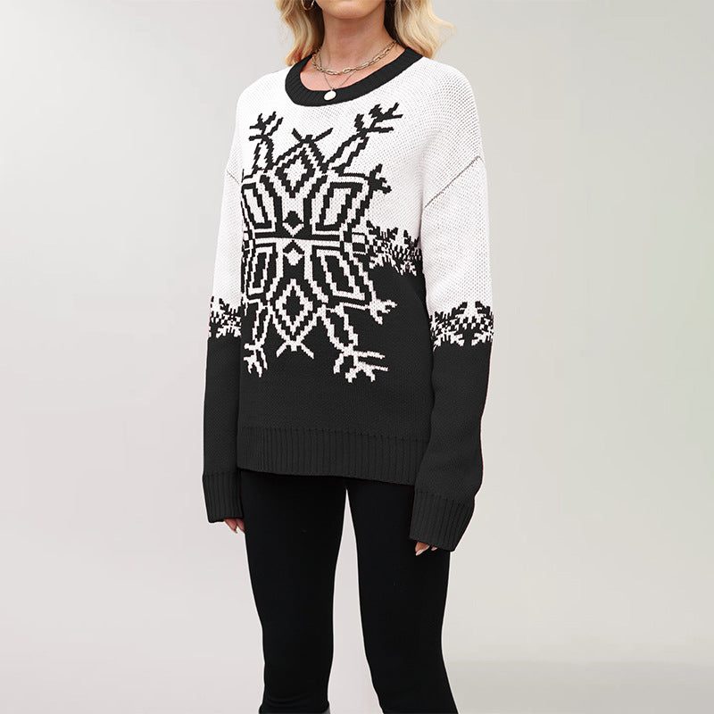 Rylee | Women’s Cute Christmas Snowflake Sweater