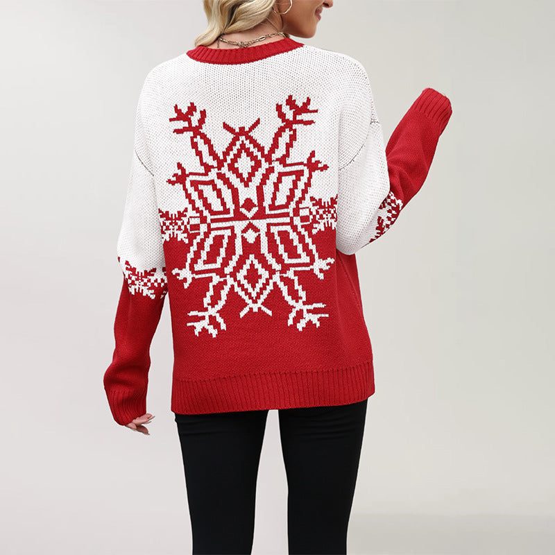 Rylee | Women’s Cute Christmas Snowflake Sweater