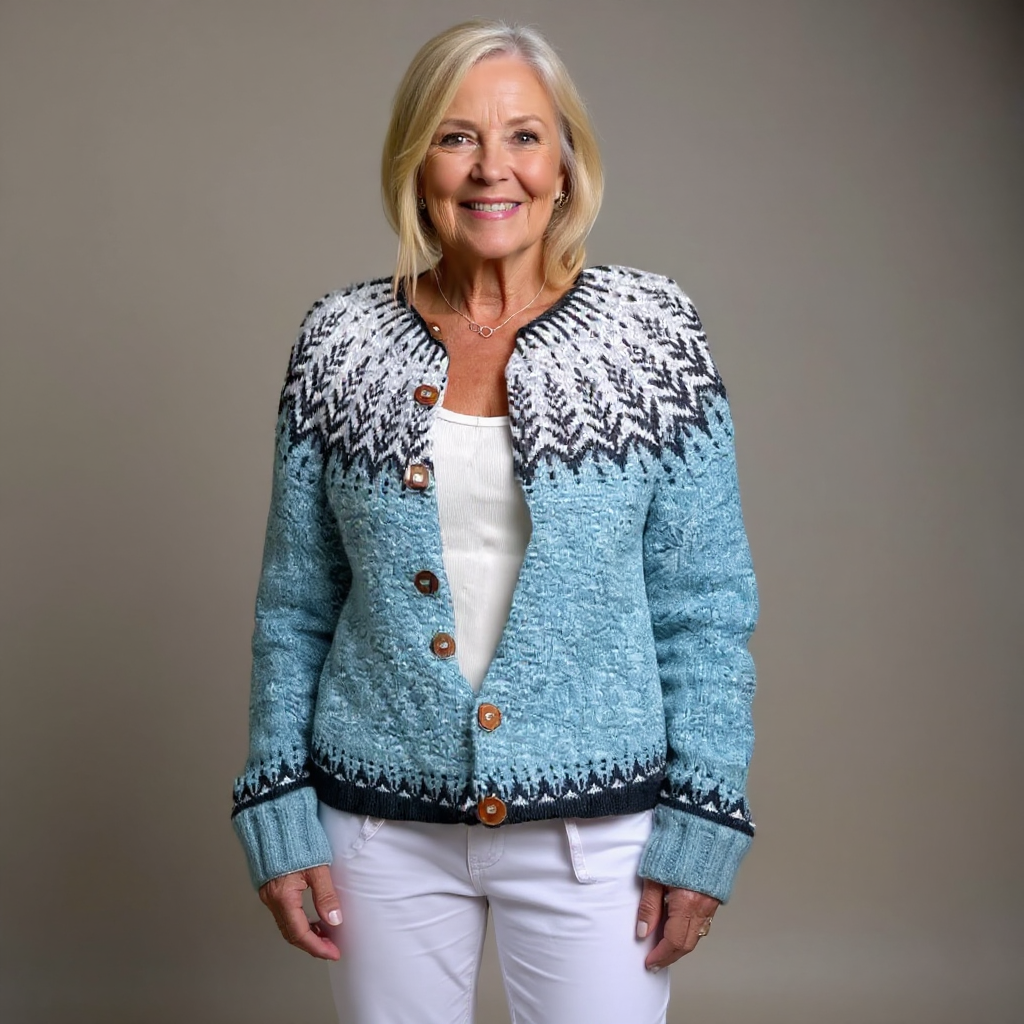 Lillian | Women’s Vintage Fair Isle Cardigan