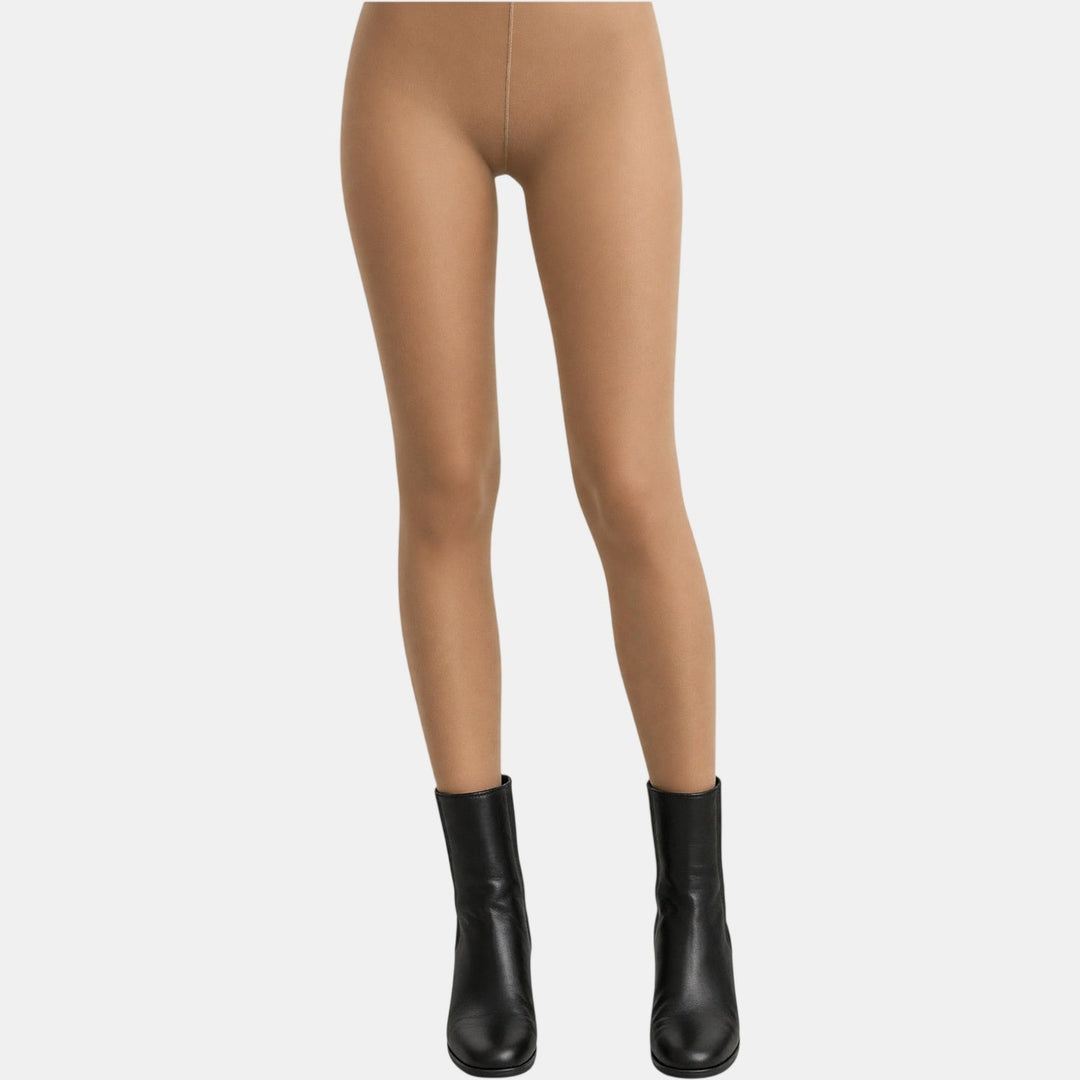 Tabitha | Women’s High Waisted Fleece Lined Sheer Thermal Tights