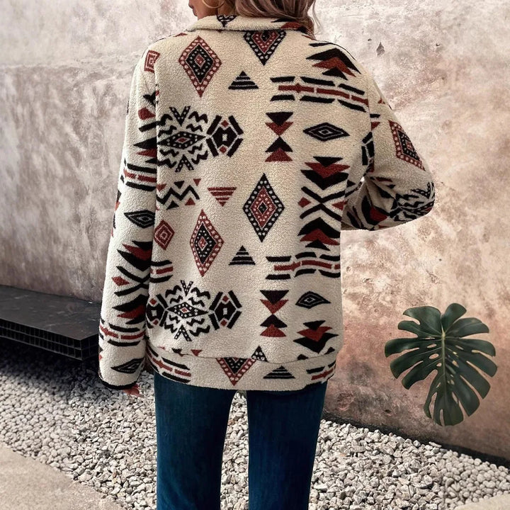 Sabine | Women’s Western Half Zip Sherpa Sweater