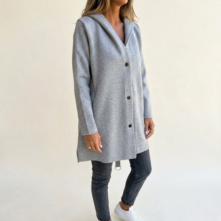 Verity | Women’s Long Hooded Cardigan
