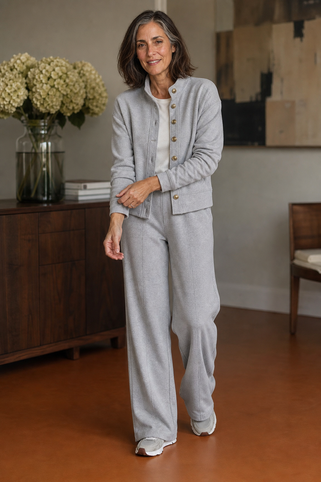 Perrine | Women’s Button Up Cardigan Lounge Set