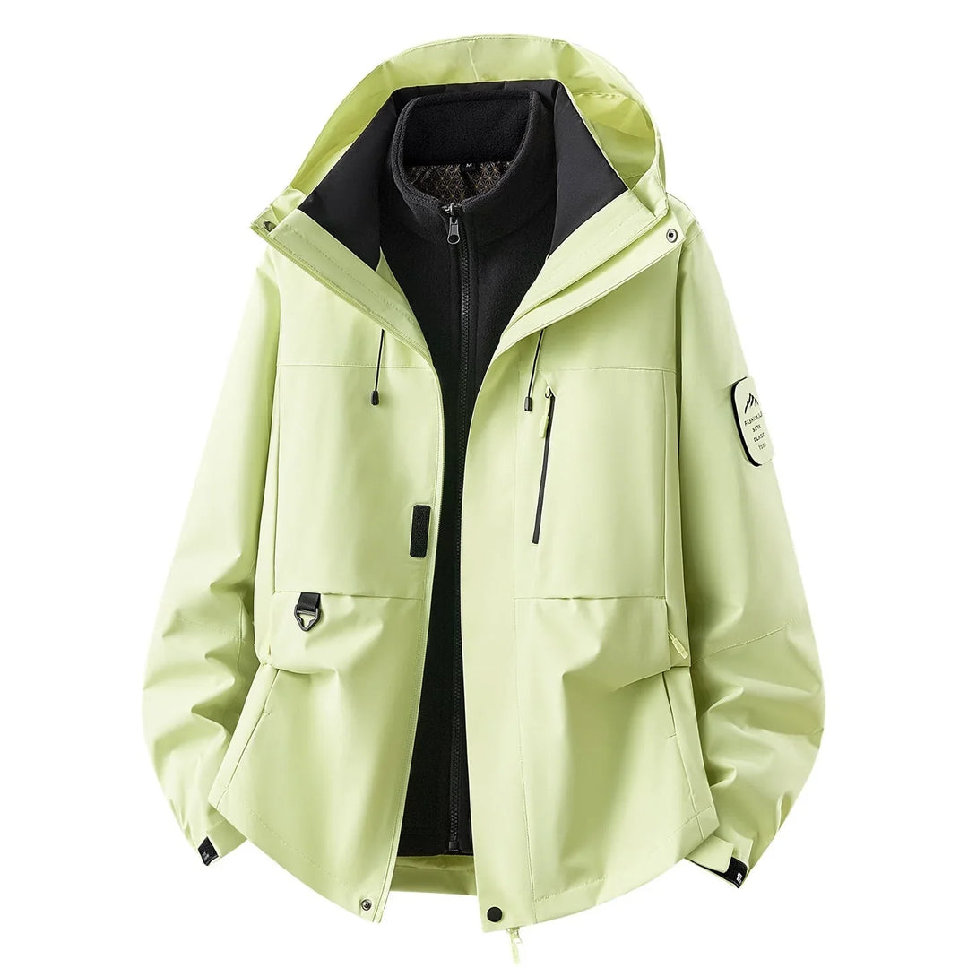 Eloise | Women's Hooded Outdoor Jacket with Fleece Liner
