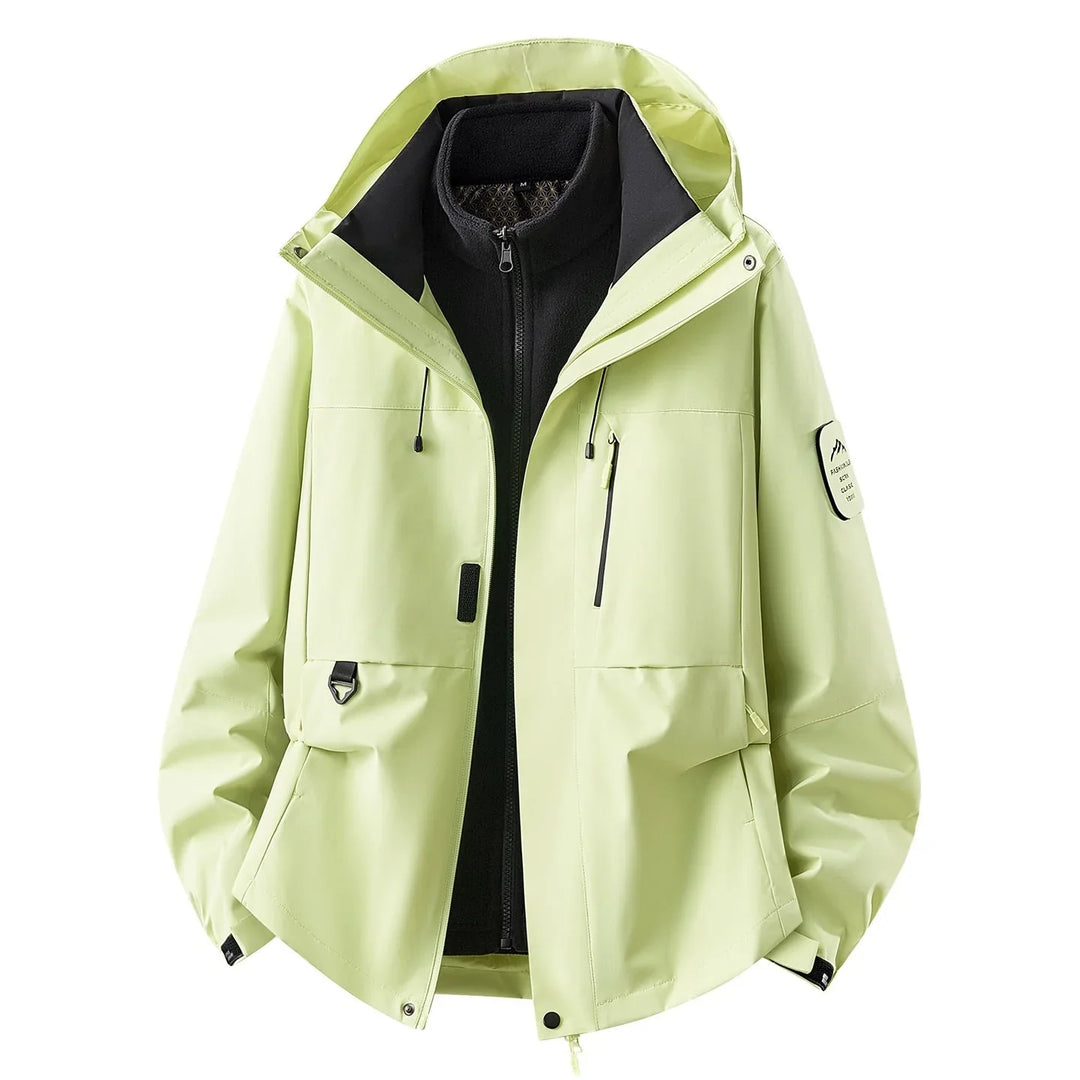 Eloise | Women's Hooded Outdoor Jacket with Fleece Liner