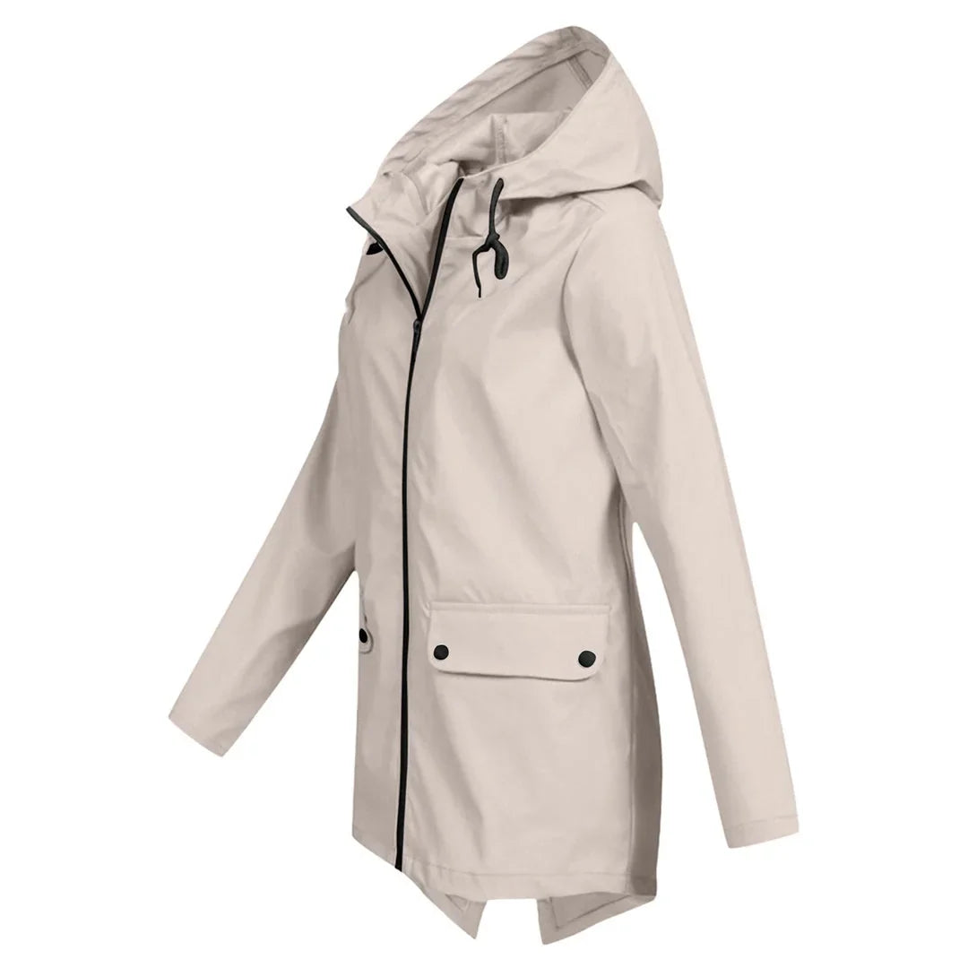 Elle | Women's Waterproof Jacket with Adjustable Hood