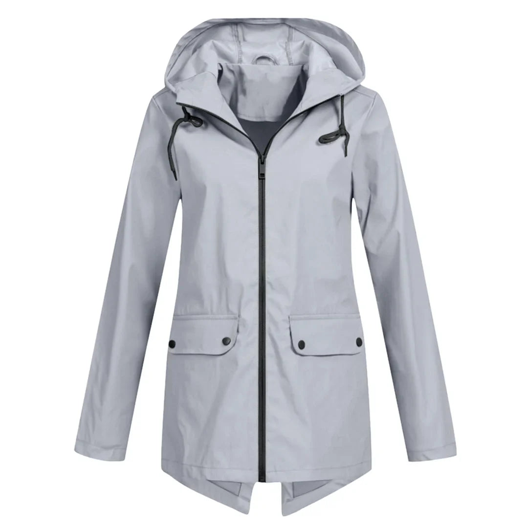 Elle | Women's Waterproof Jacket with Adjustable Hood