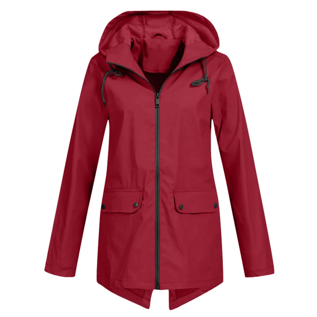 Elle | Women's Waterproof Jacket with Adjustable Hood