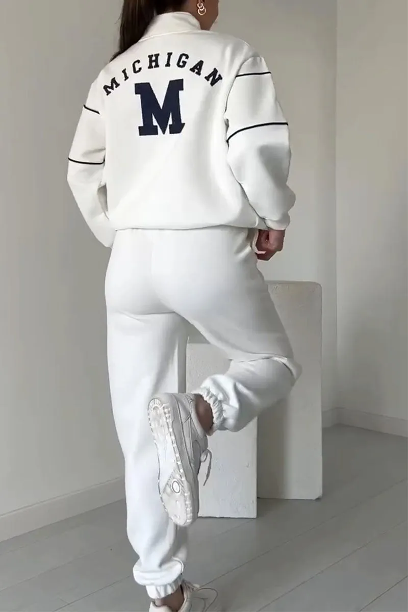 Aubrey | Women’s Half Zip Sweatshirt and Jogger Pants Sweat Set