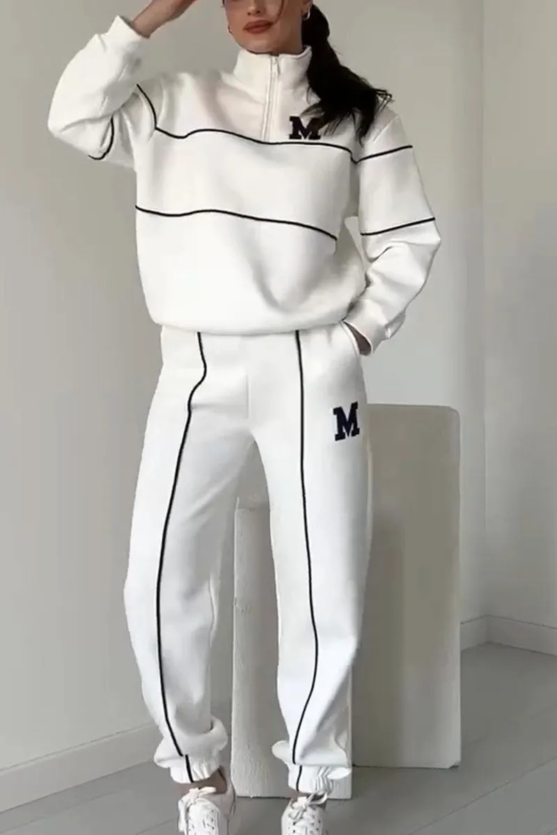 Aubrey | Women’s Half Zip Sweatshirt and Jogger Pants Sweat Set
