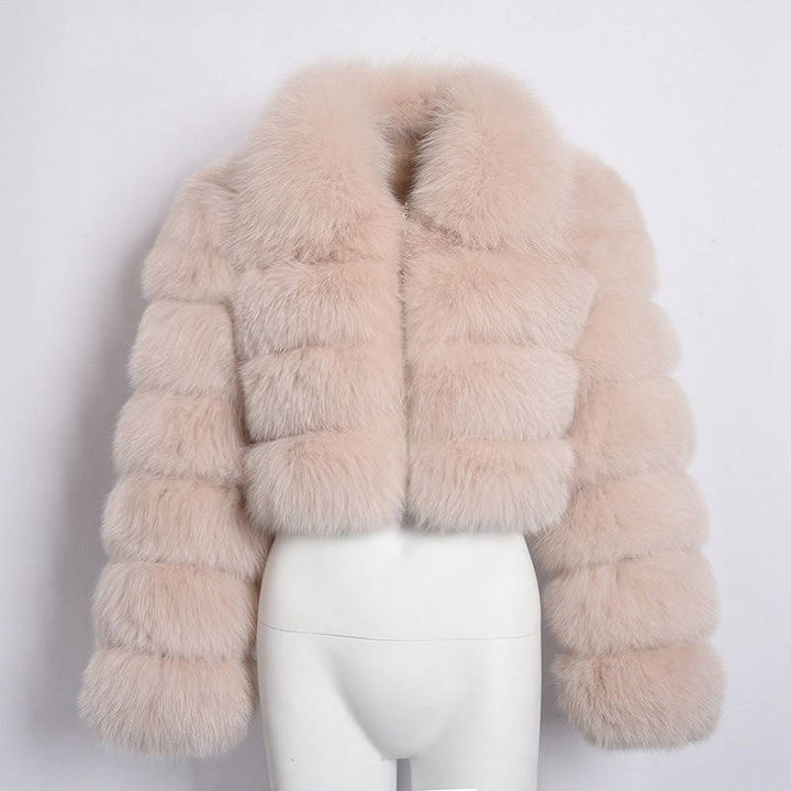 Octavia | Women’s Cropped Faux Fur Jacket