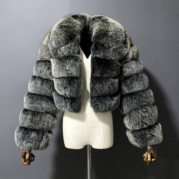Octavia | Women’s Cropped Faux Fur Jacket