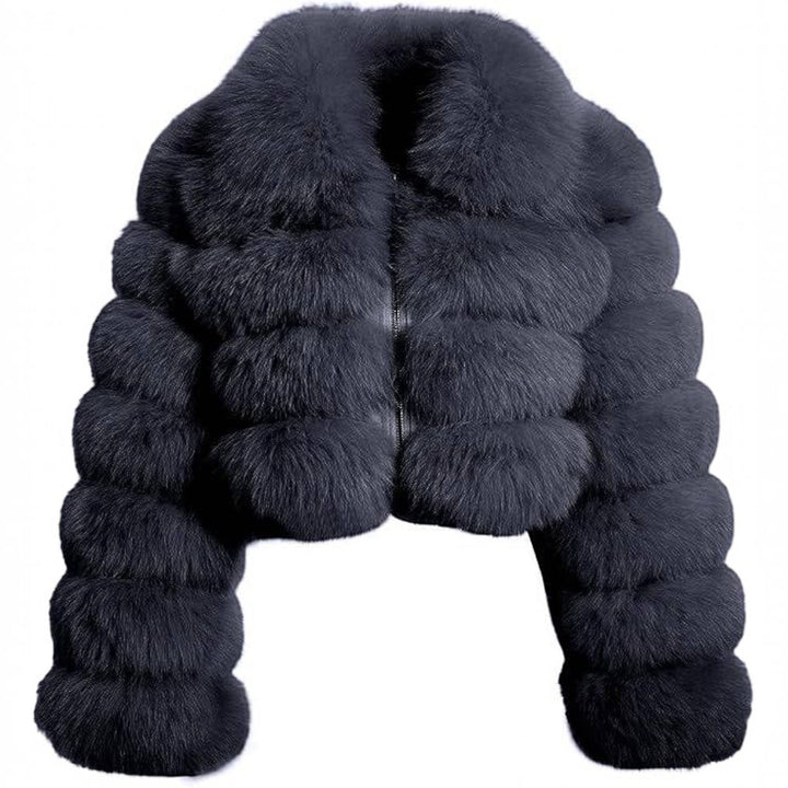 Octavia | Women’s Cropped Faux Fur Jacket