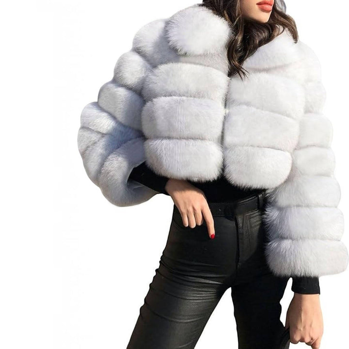 Octavia | Women’s Cropped Faux Fur Jacket
