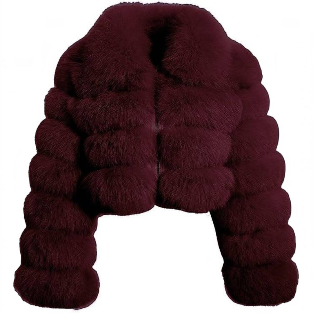 Octavia | Women’s Cropped Faux Fur Jacket