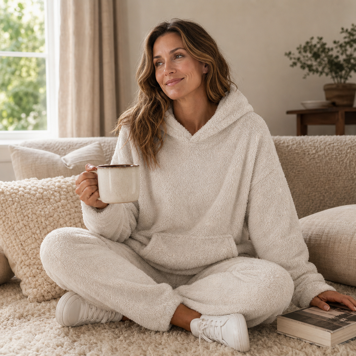 Kimberly | Women’s Plush Fleece Hooded Jogger Pants Set