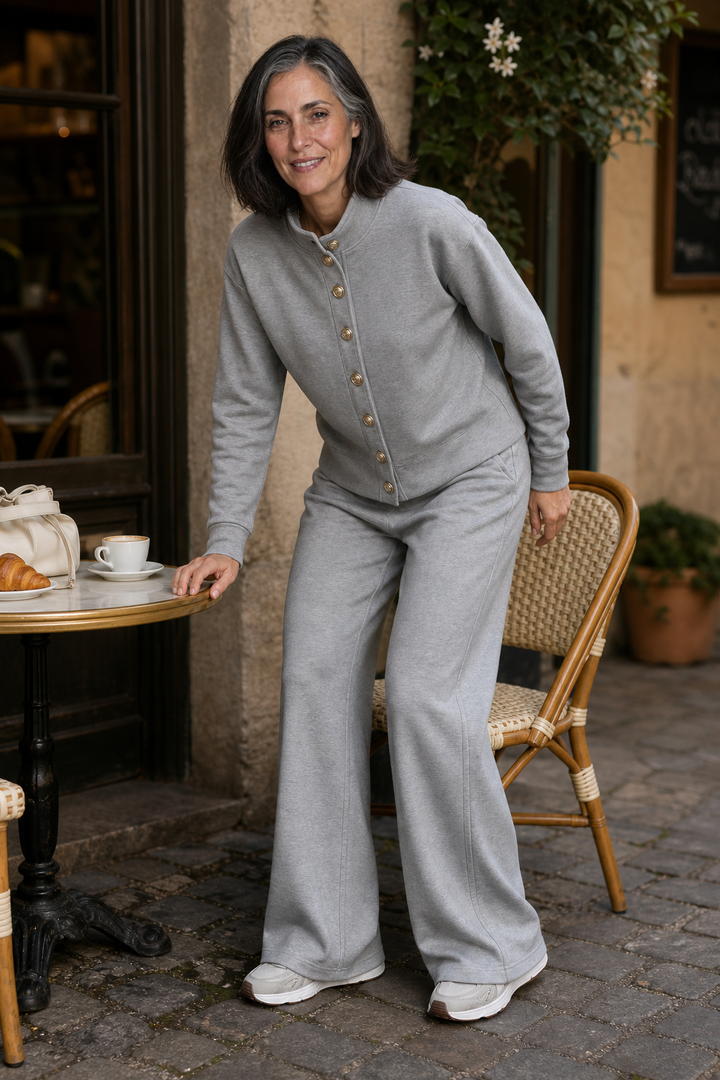 Perrine | Women’s Button Up Cardigan Lounge Set
