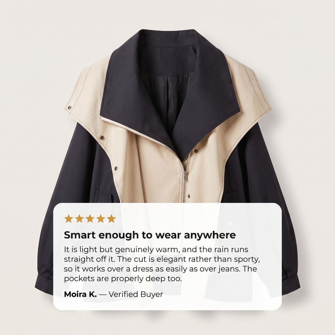 Beatrix | Women's Oversized Utility Jacket with Wide Collar