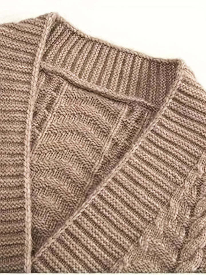 Alba | Women’s Long Cable Knit Cardigan