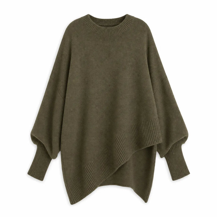 Rhiannon | Women’s Oversized Crew Neck Knit Sweater