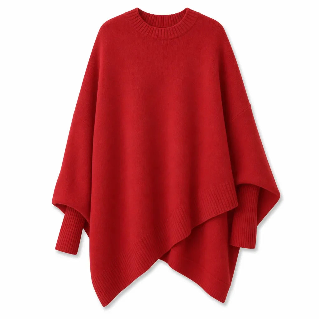 Rhiannon | Women’s Oversized Crew Neck Knit Sweater