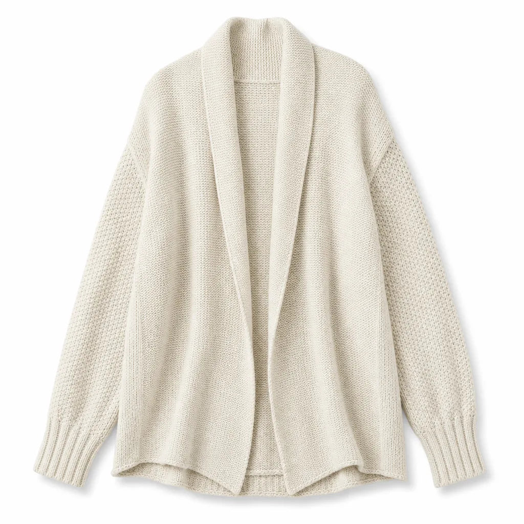 Fenella | Women’s Oversized Shawl Collar Knit Cardigan