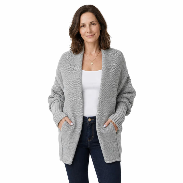 Fenella | Women’s Oversized Shawl Collar Knit Cardigan