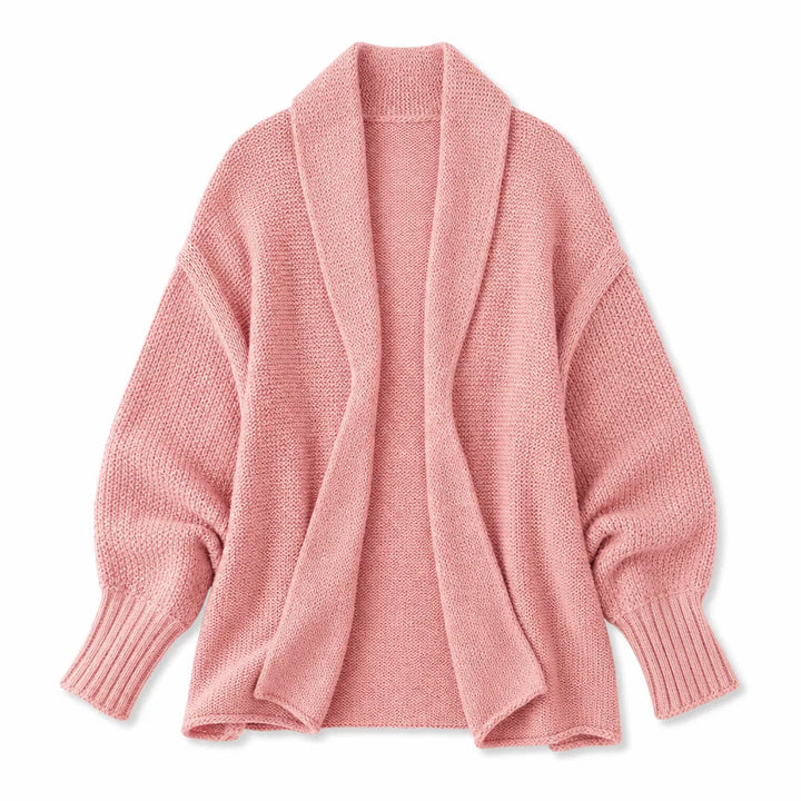 Fenella | Women’s Oversized Shawl Collar Knit Cardigan