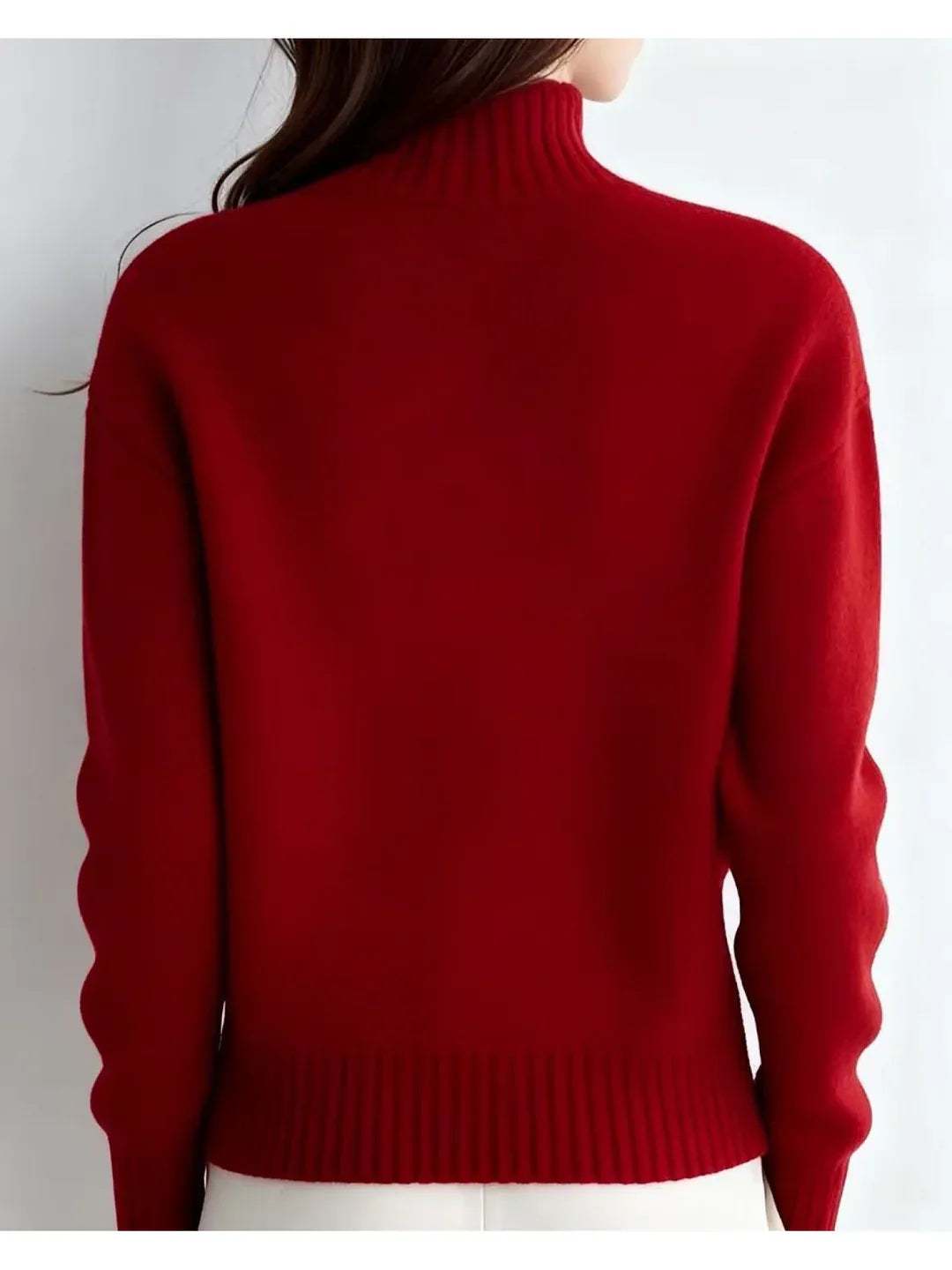 Odette | Women’s Fitted High Neck Knit Cardigan