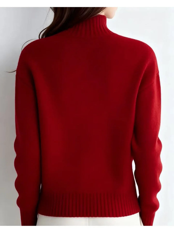 Odette | Women’s Fitted High Neck Knit Cardigan