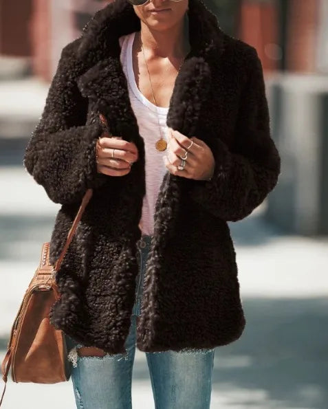Posy | Women’s Fluffy Teddy Bear Jacket