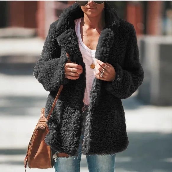 Posy | Women’s Fluffy Teddy Bear Jacket