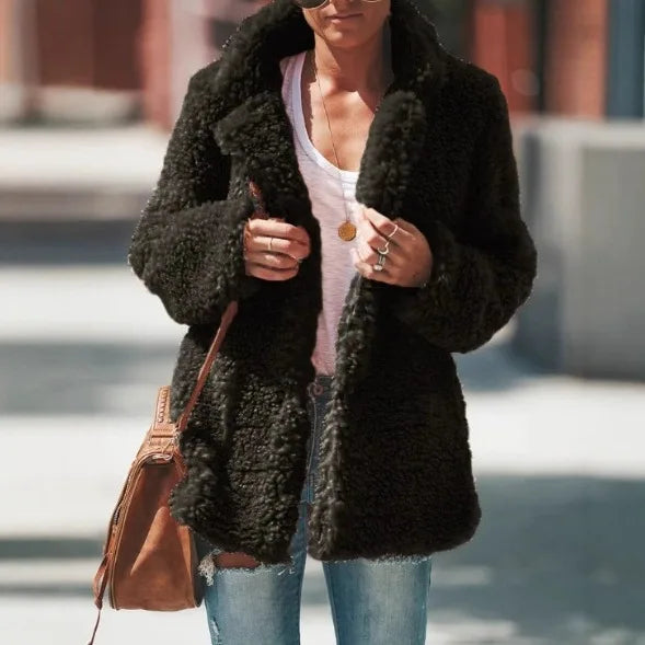 Posy | Women’s Fluffy Teddy Bear Jacket