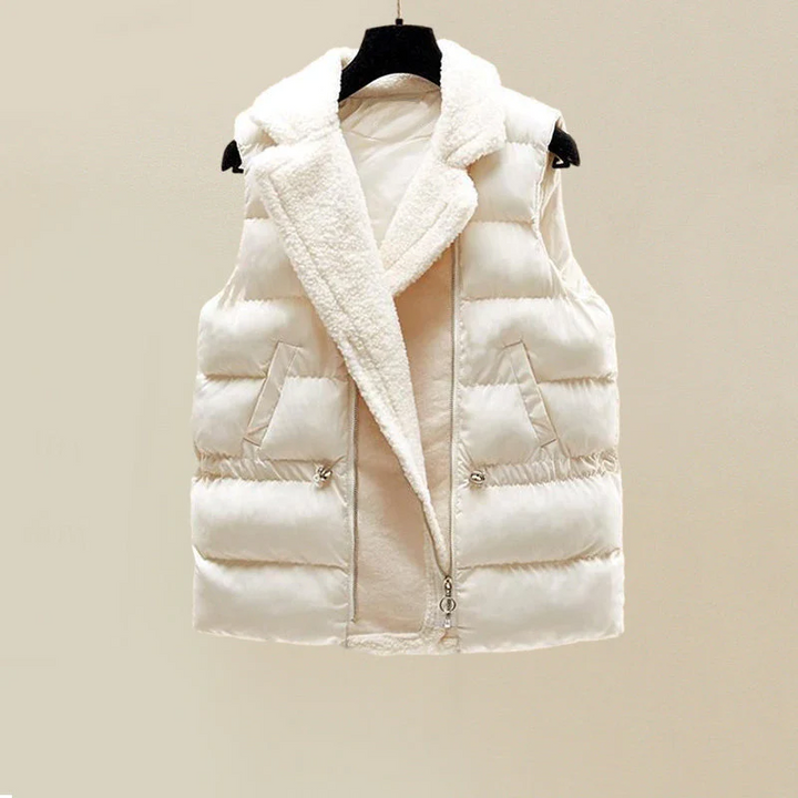Delaney | Women’s 3 Piece Cable Knit Sweater Pants Puffer Vest Set