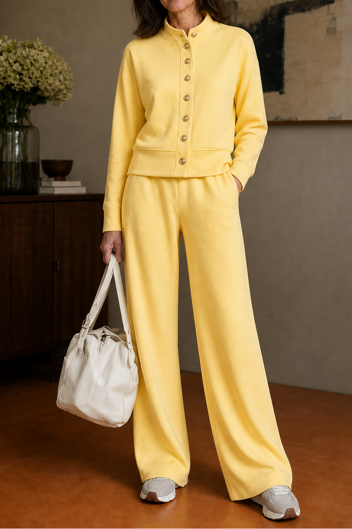 Perrine | Women’s Button Up Cardigan Lounge Set