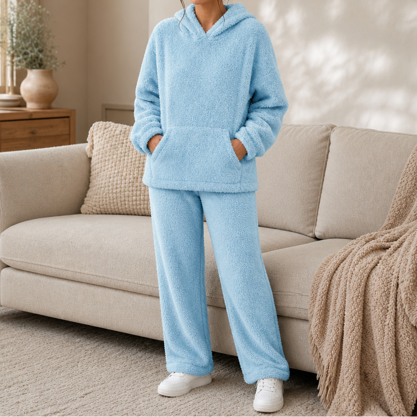 Kimberly | Women’s Plush Fleece Hooded Jogger Pants Set