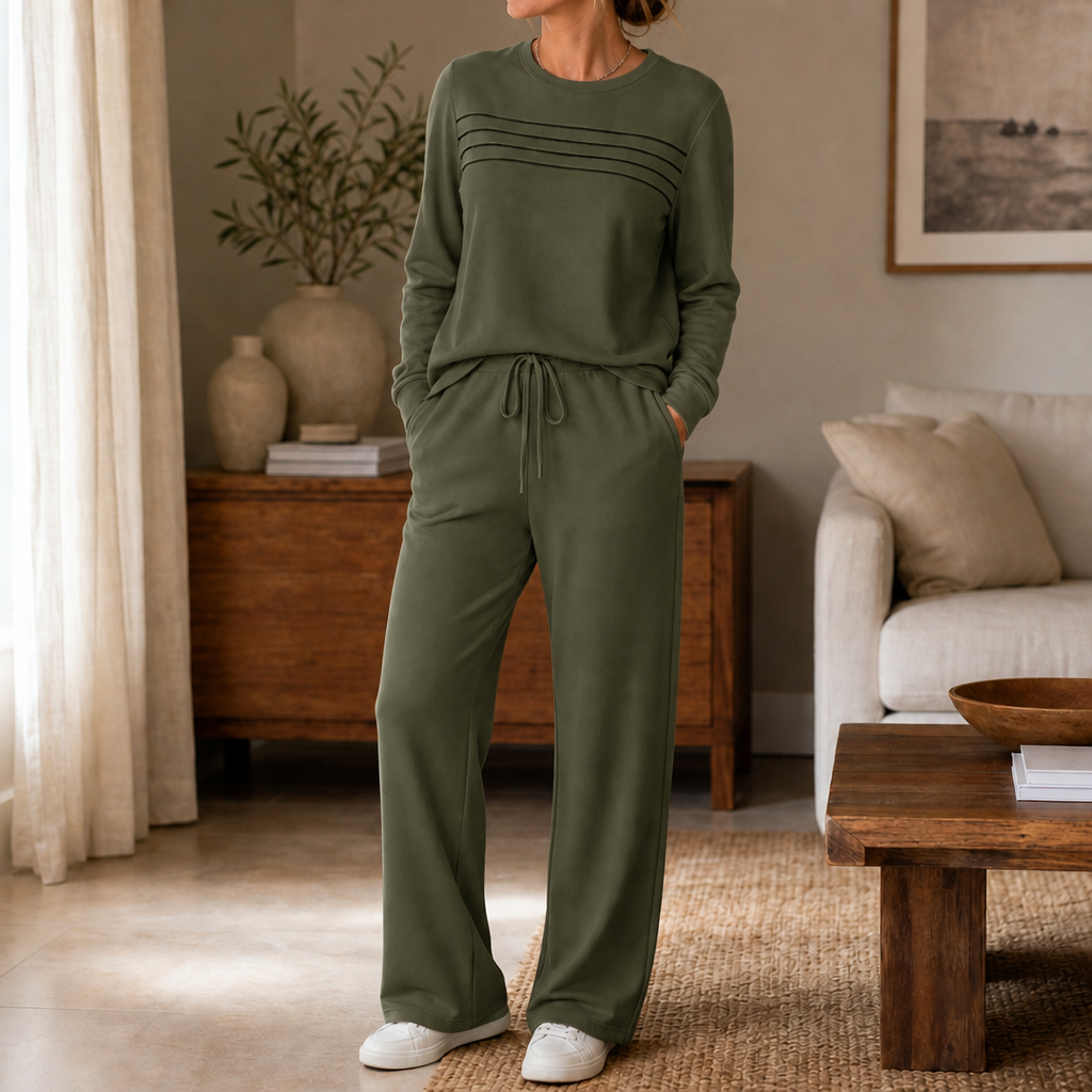 Camellia | Women’s Crew Neck Loungewear Set