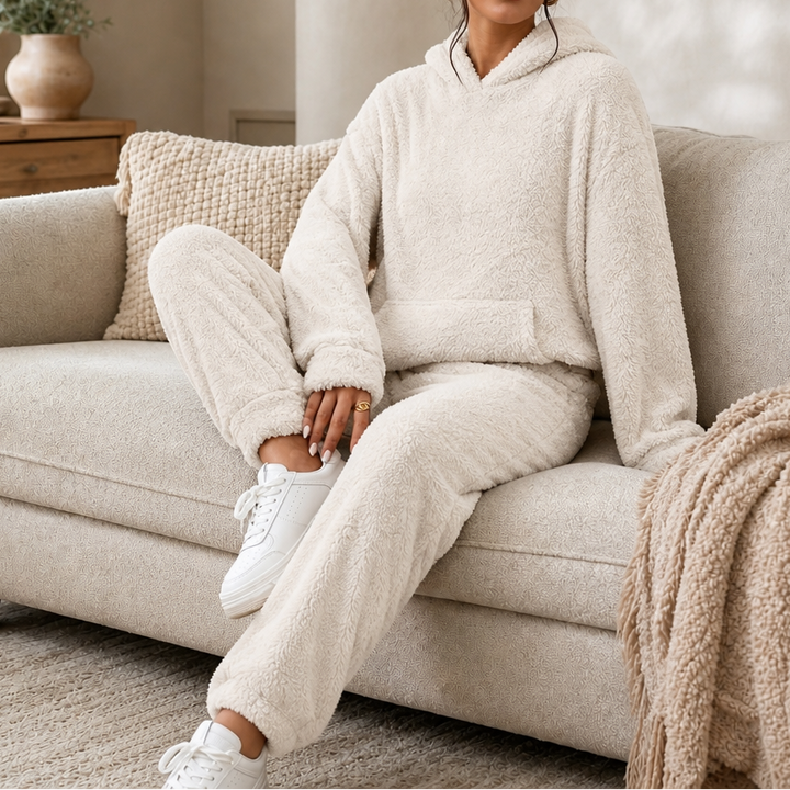 Kimberly | Women’s Plush Fleece Hooded Jogger Pants Set
