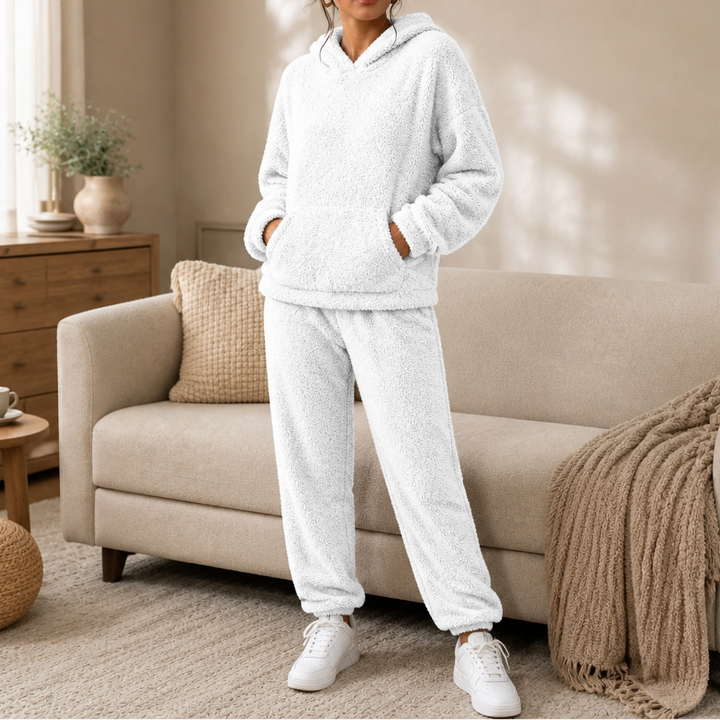 Kimberly | Women’s Plush Fleece Hooded Jogger Pants Set