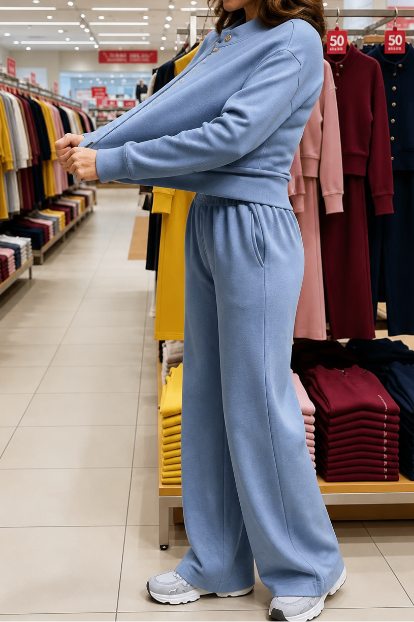 Perrine | Women’s Button Up Cardigan Lounge Set