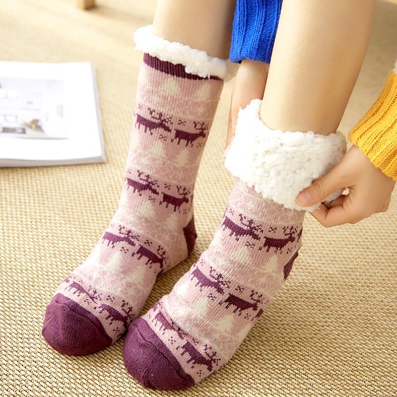 Cozette | Women’s Cozy Cable Knit Winter Socks