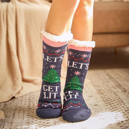 Cozette | Women’s Cozy Cable Knit Winter Socks