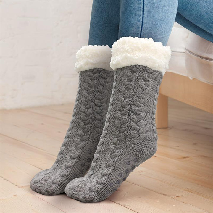 Cozette | Women’s Cozy Cable Knit Winter Socks