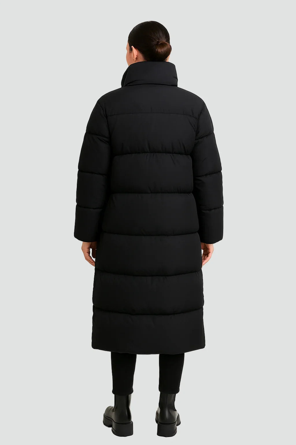 Signe | Women’s Hooded Long Quilted Puffer Coat