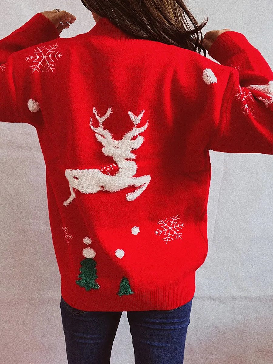 Holly | Women’s Cute Christmas Snowflake Sweater